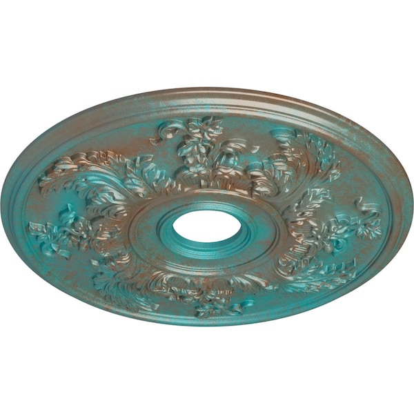 Acanthus Twist Ceiling Medallion (Fits Canopies Up To 8 3/8), 23 5/8OD X 4 5/8ID X 1 7/8P